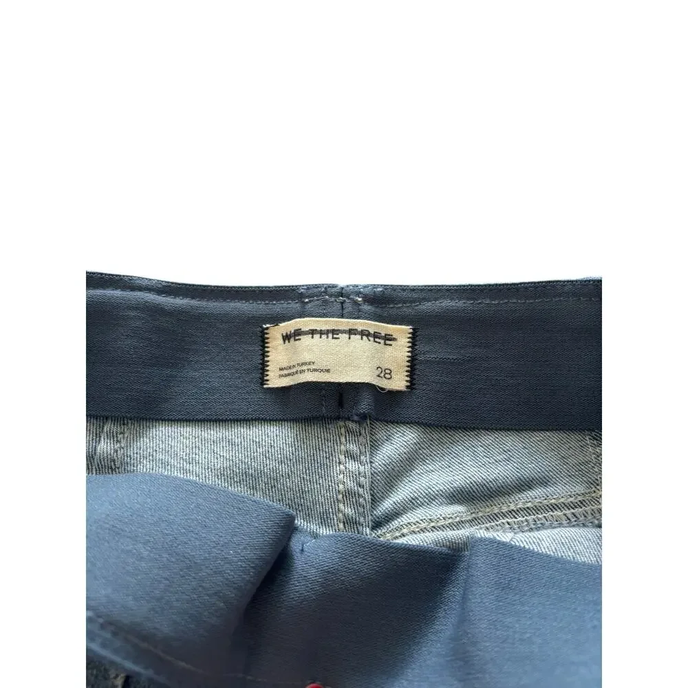 WE THE FREE FREE PEOPLE KIERA PULL ON FLARE NWOT SIZE 28 COTTON BLEND - Picture 7 of 9